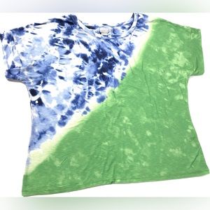 Chico’s Zenergy Tie Dye Knit Top Size 2